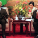 President Nelson Mandela, left, meets with Chinese president Jiang Zemin in Beijing, May 5, 1999.